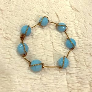 Blue stone bracelet